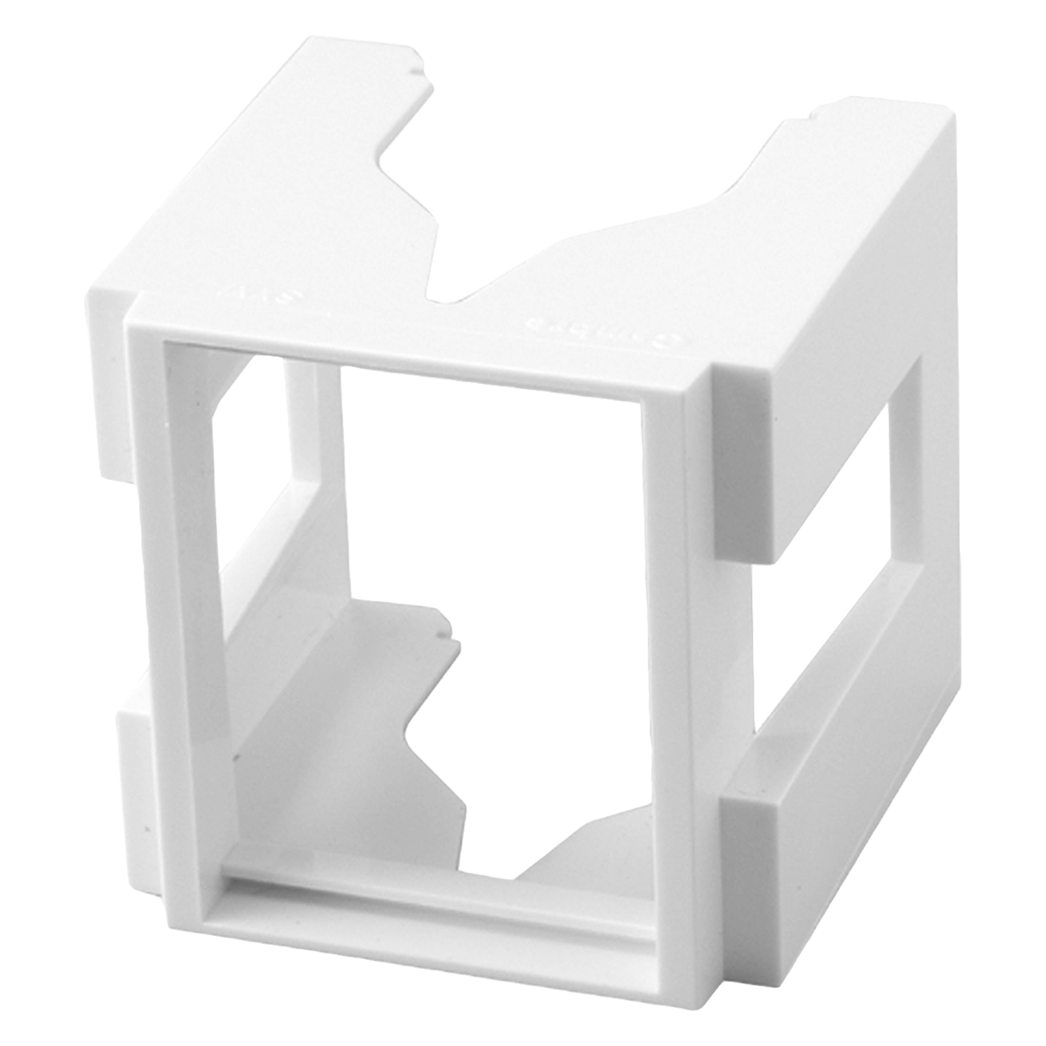 Soporte P/Riel Din 2 Módulos Blanco Cambre