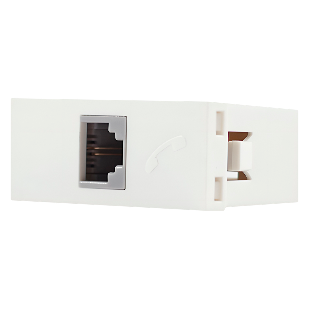 [2034] Toma Telefonico P/Zocalo RJ11 1 Módulo Ocupado Blanco Cambre