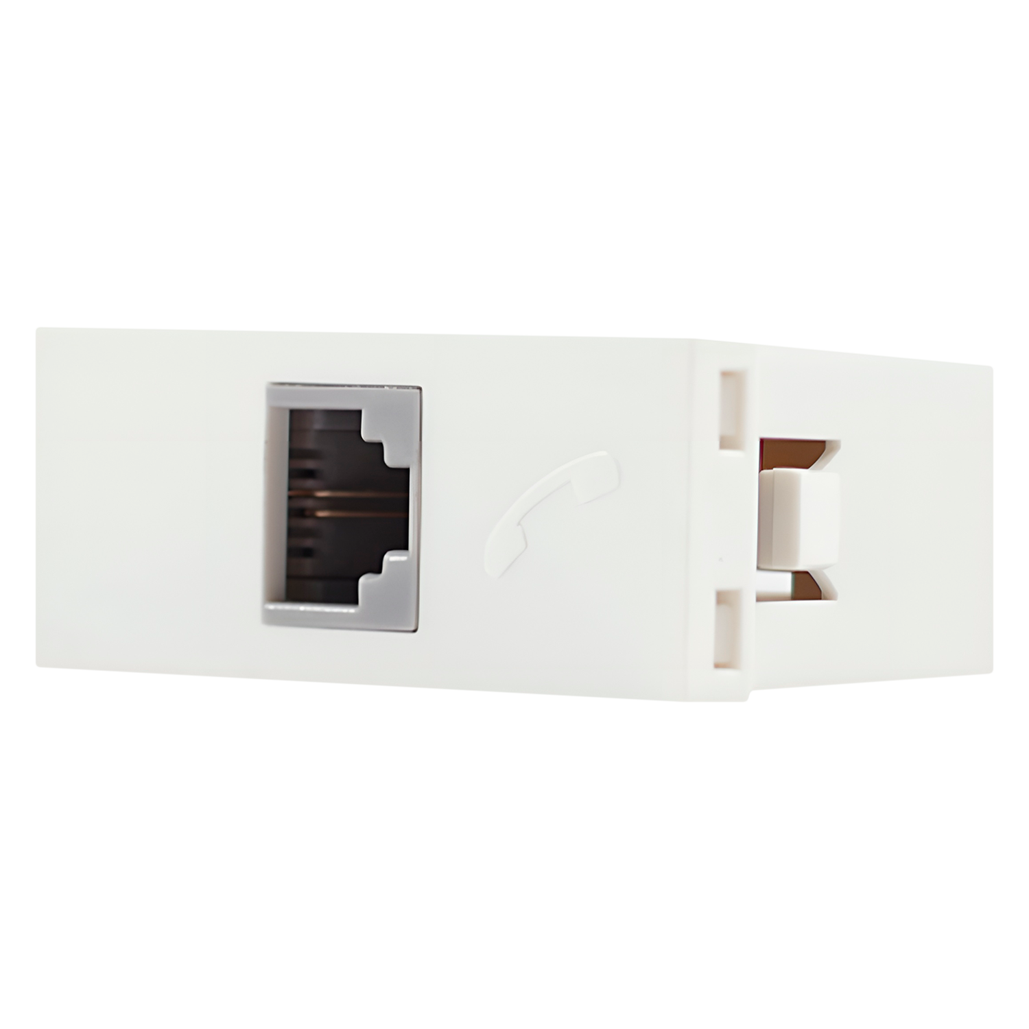 [2034] Toma Telefonico P/Zocalo RJ11 1 Módulo Ocupado Blanco Cambre