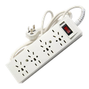 Zapatilla 4 Tomas Multinorma 10A Cable 3Mts Blanca Cambre