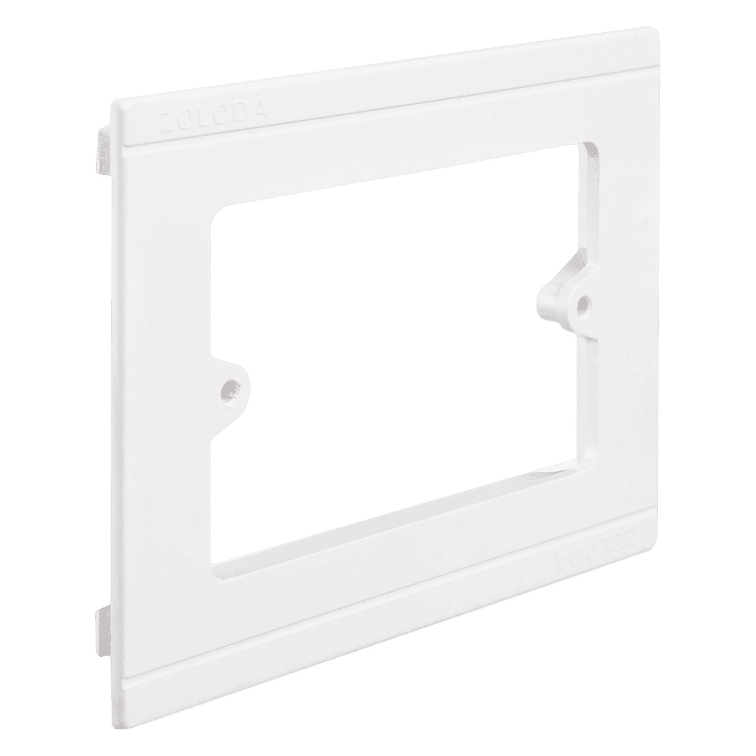 [6446] Portabastidor P/Cablecanal PVC Blanco Zoloda