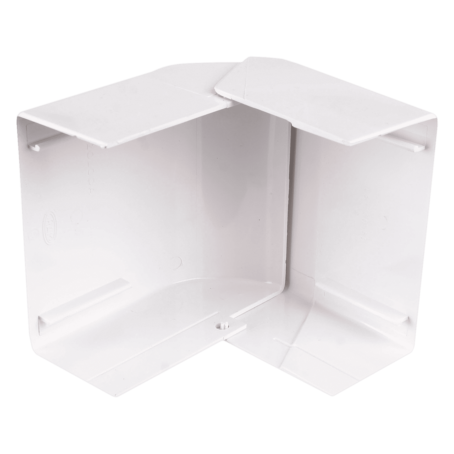 Accesorio Esquinero P/Cablecanal CKD 100x50mm PVC Blanco Zoloda