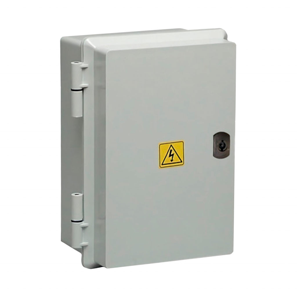 GABINETE ESTANCO 175x275x125 PLASTICA TO C/CERRADURA FONDO PRG354