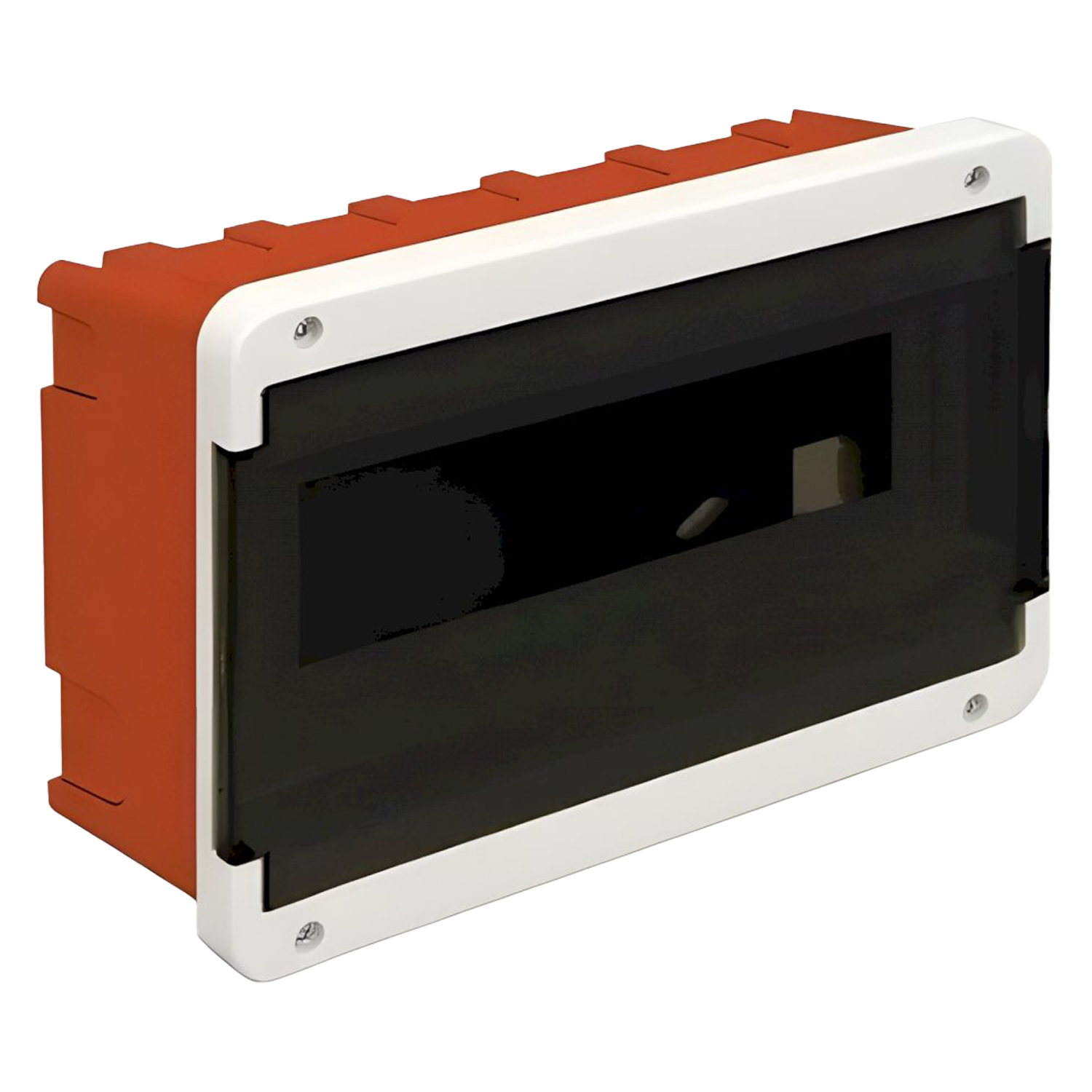 Tablero DIN PVC Embutir 4-12 Módulos C/Puerta Interior IP40 Blanco Roker