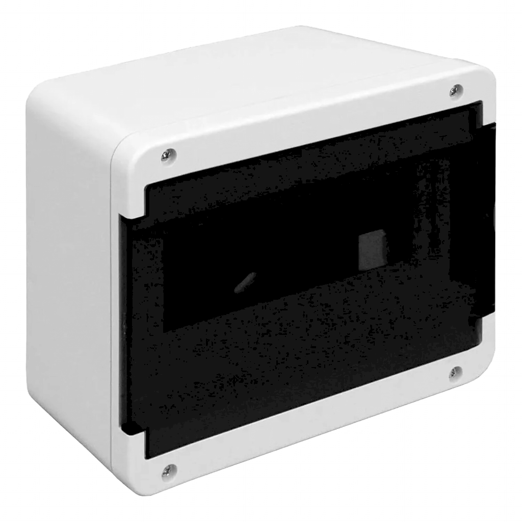 [11675] Tablero DIN PVC 4-8 Módulos C/Puerta Interior IP40 Blanco Roker