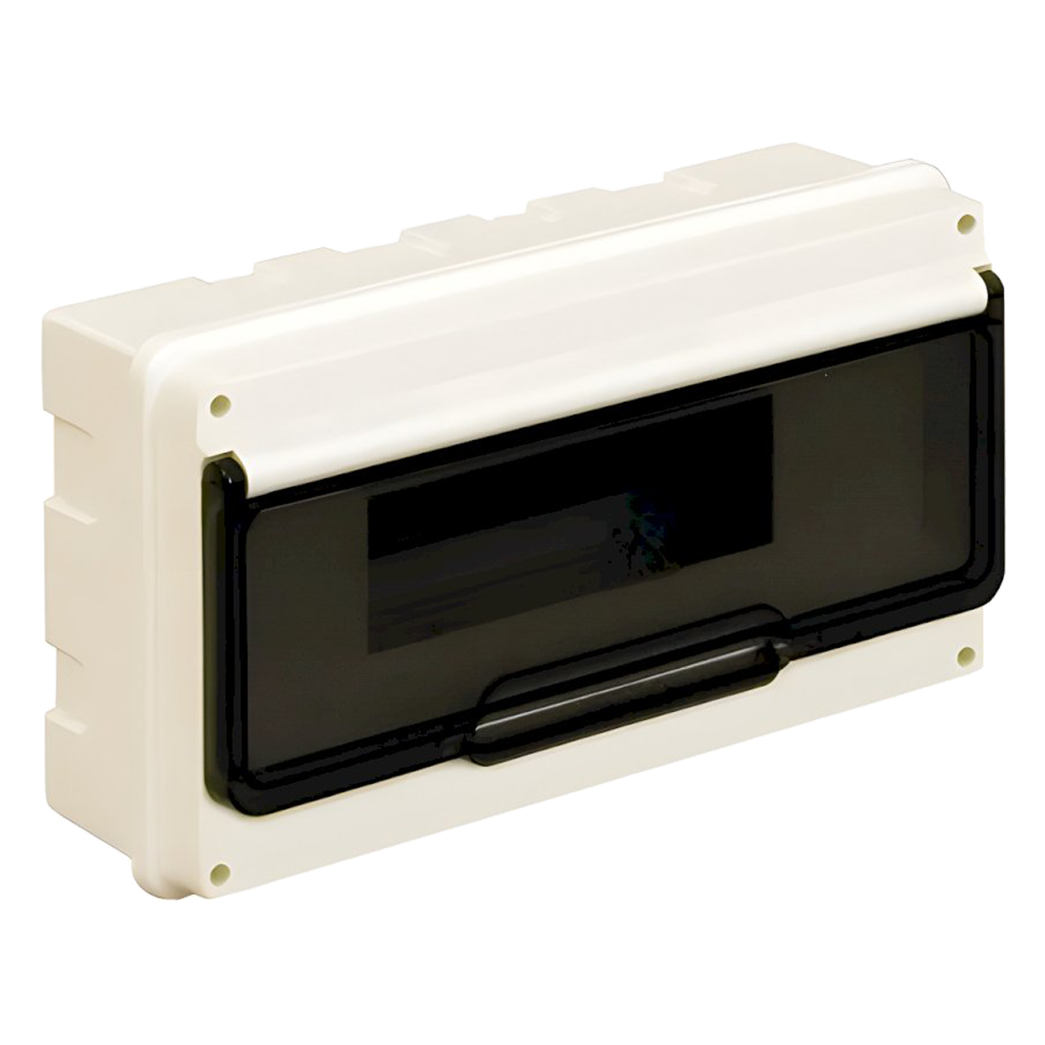 [5911] Tablero DIN PVC 12 Módulos C/Puerta Fume Interior y Exterior IP55 Blanco Roker