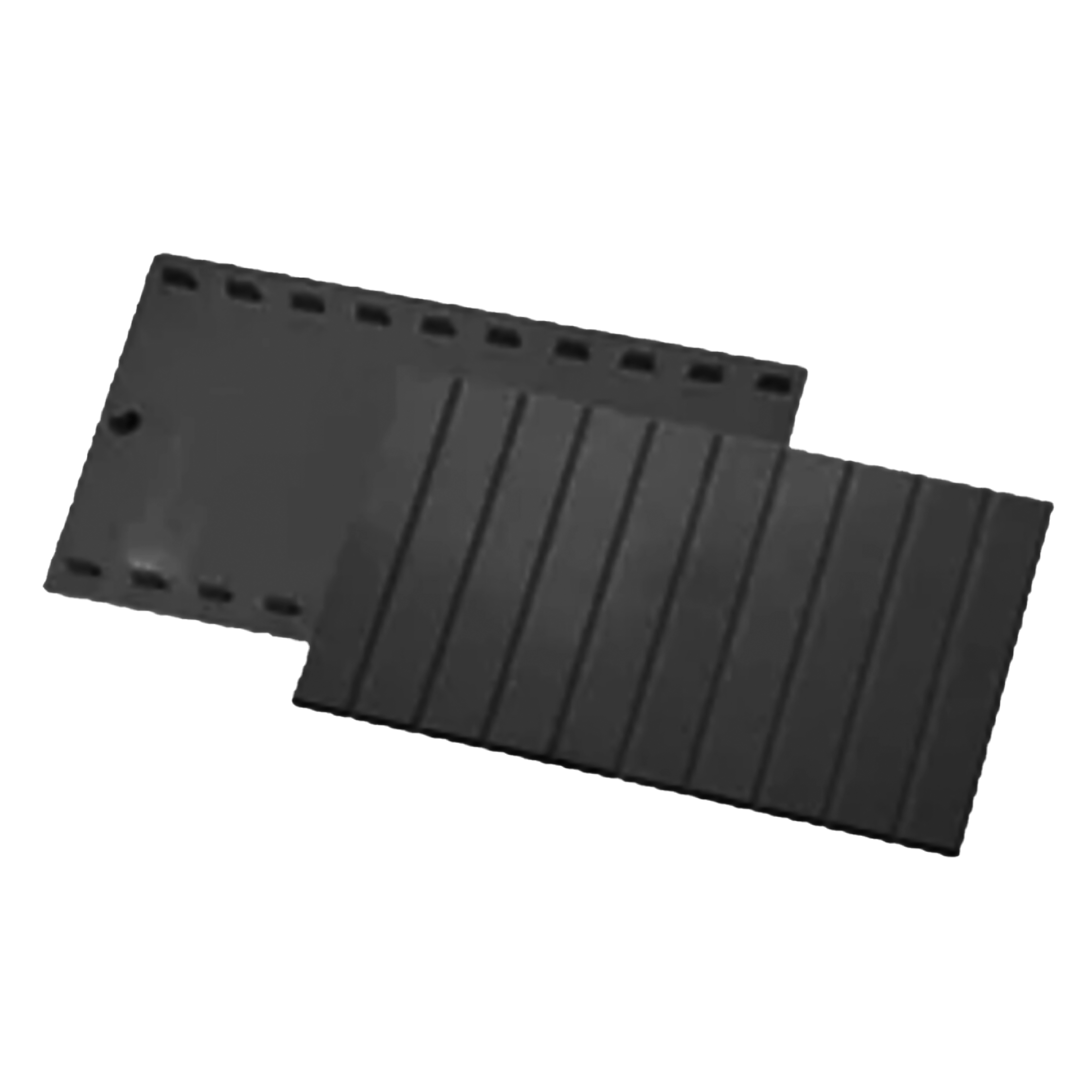 Tapa Ciega P/Módulos DIN Negra 1 Módulo Roker