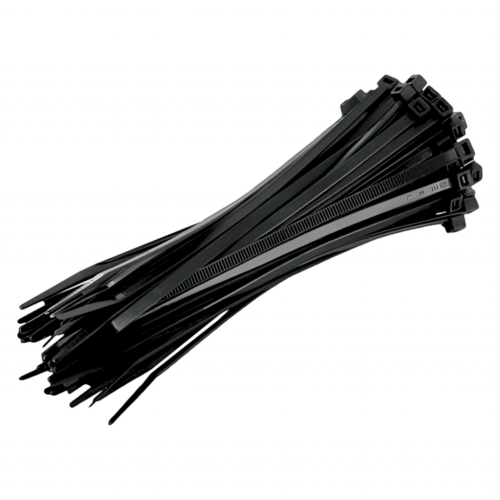 [16654] PRECINTOS 200/2.5mm (BOLSA DE 100 UNIDADES) AP - 200 - M NEGRO