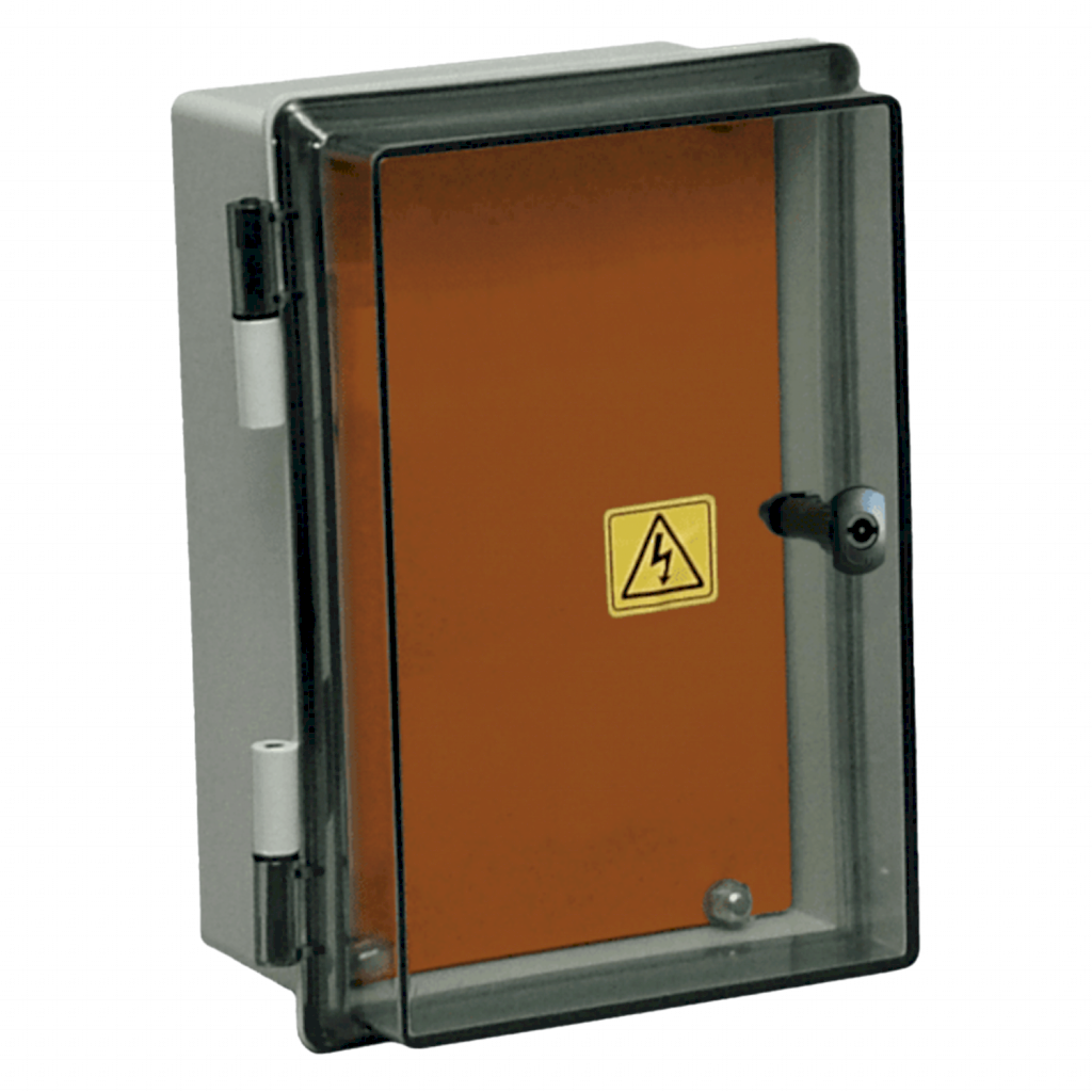 [17857] Caja de Paso PVC Estanca 230x310x180mm Tapa Cristal IP65 Gris Roker