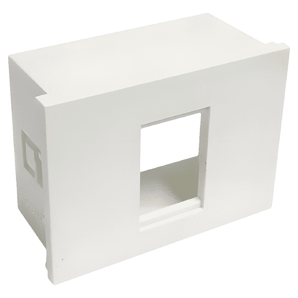 [18011] Caja de Aloje 1 Módulo RJ45 PVC Blanca Cambre
