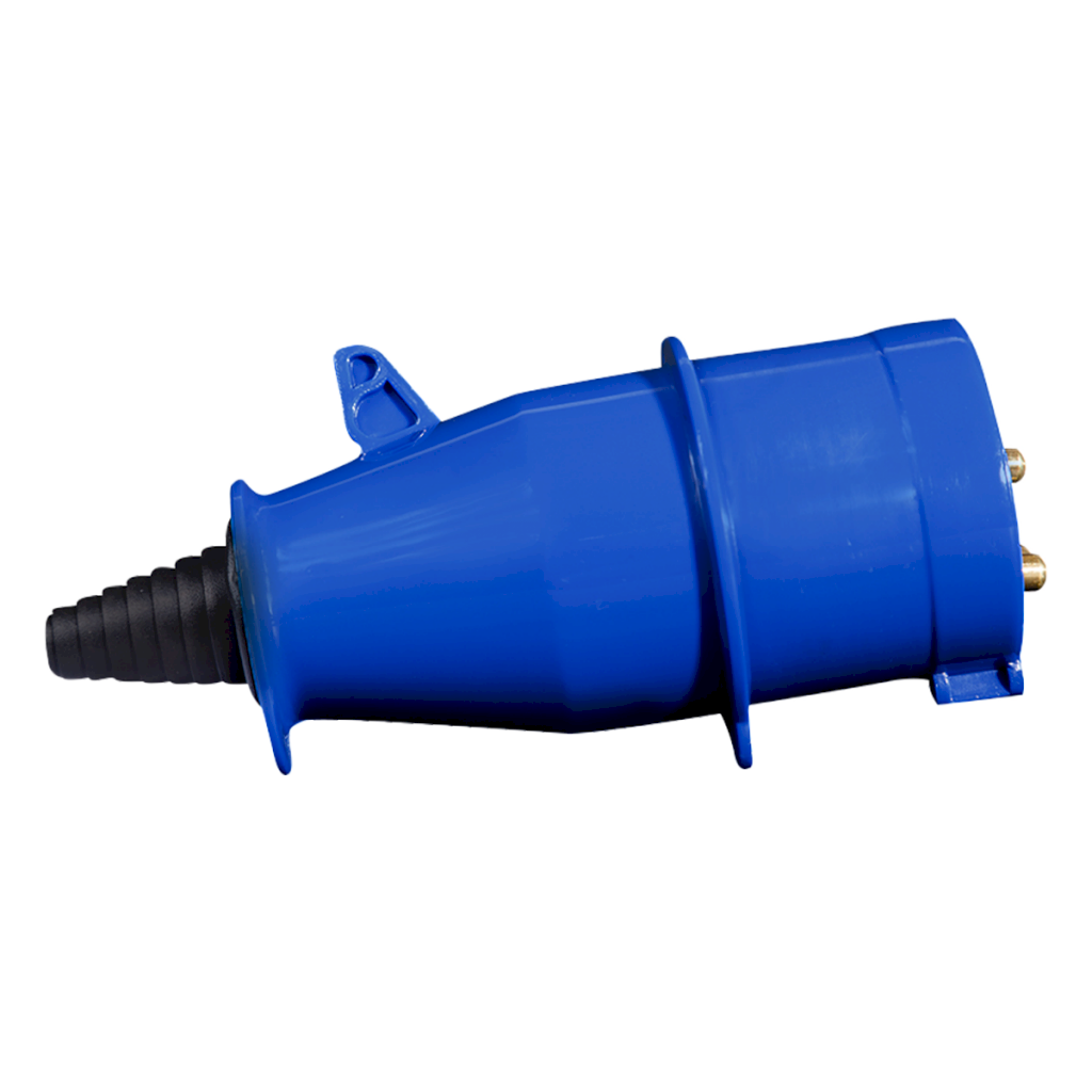 FICHA IND. 16A 2P+T 220V ALARGUE IP44 STECK N_3076