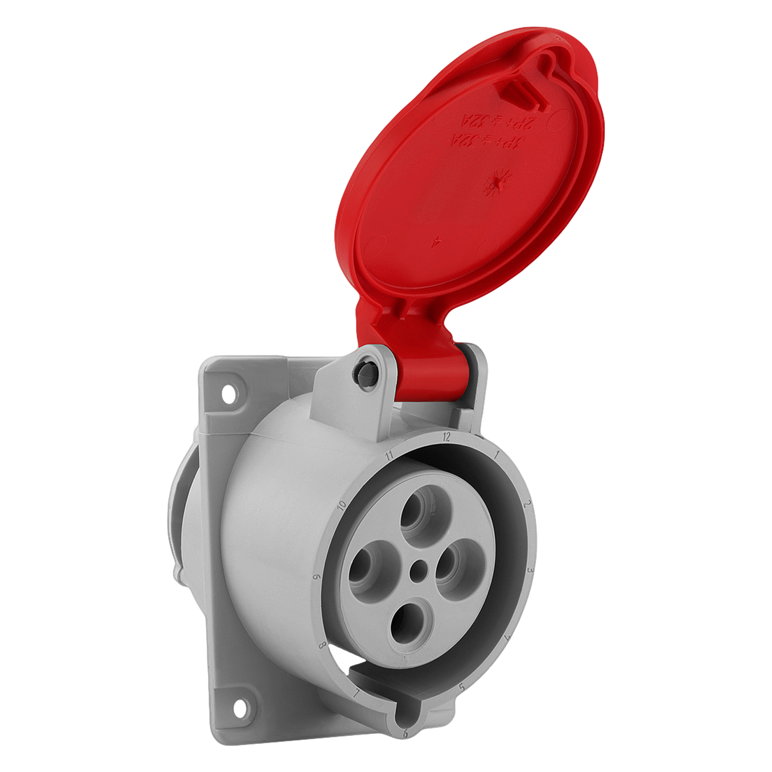 [19985] Toma Industrial Embutir 32A 3P+T 380-440V IP44 Steck Electric