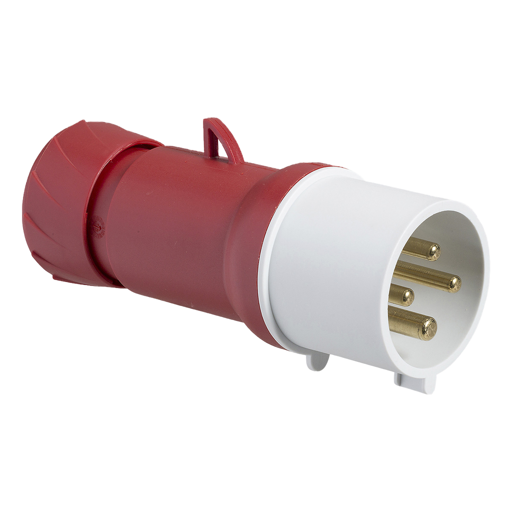 [21198] Ficha Industrial 32A 4P 380V Alargue IP44 Schneider Electric