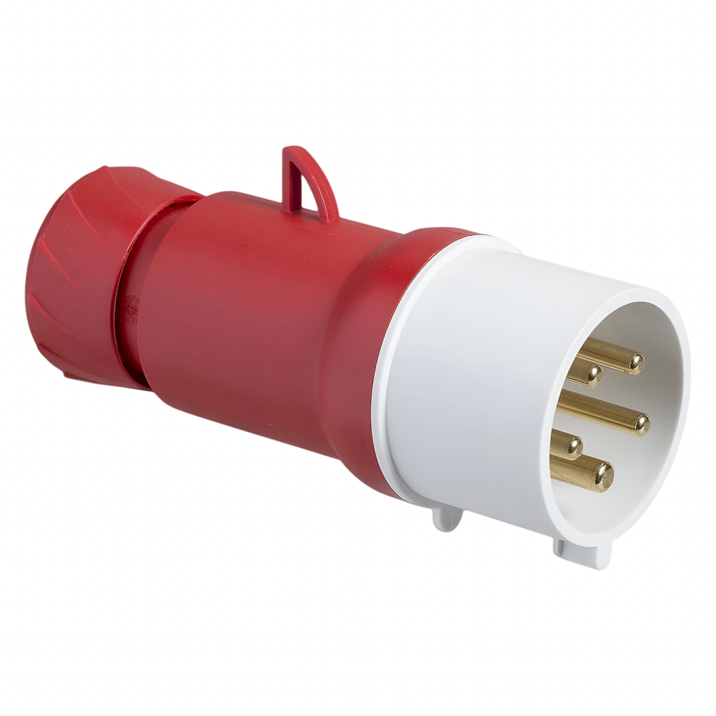 [21199] FICHA IND. 32A 5P 380V ALARGUE IP44 SCHNEIDER PKE32M435