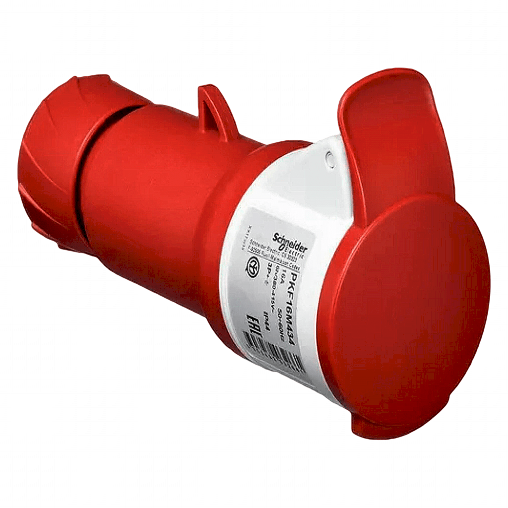 [21205] TOMA IND. 16A 4P 380V ALARGUE IP44 SCHNEIDER PKF16M434