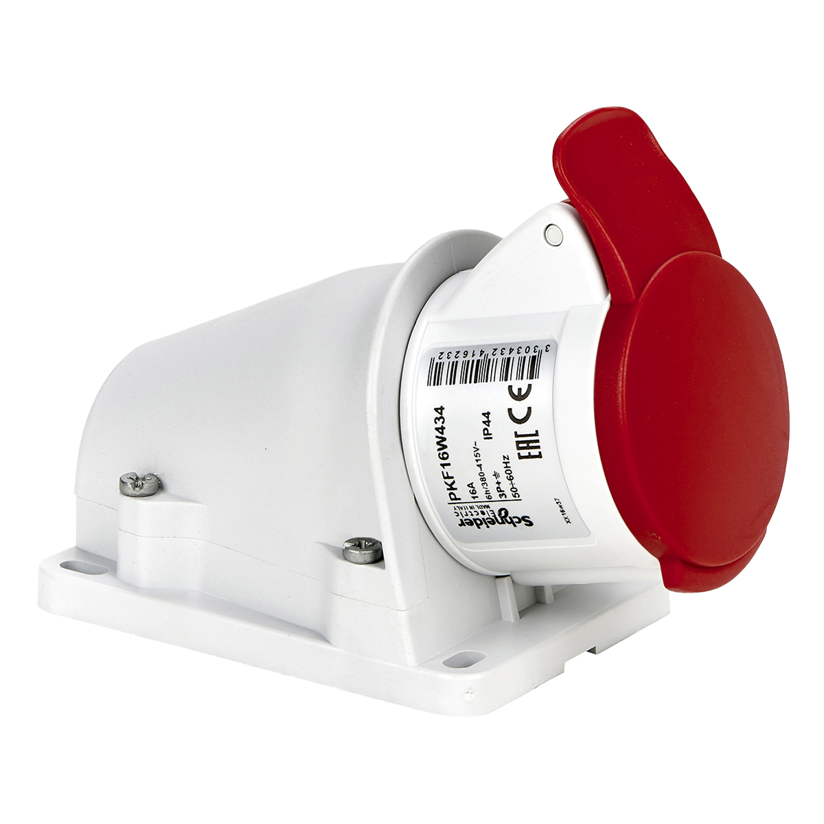 [21207] Toma Industrial Superficie 16A 4P 380V IP44 Schneider Electric