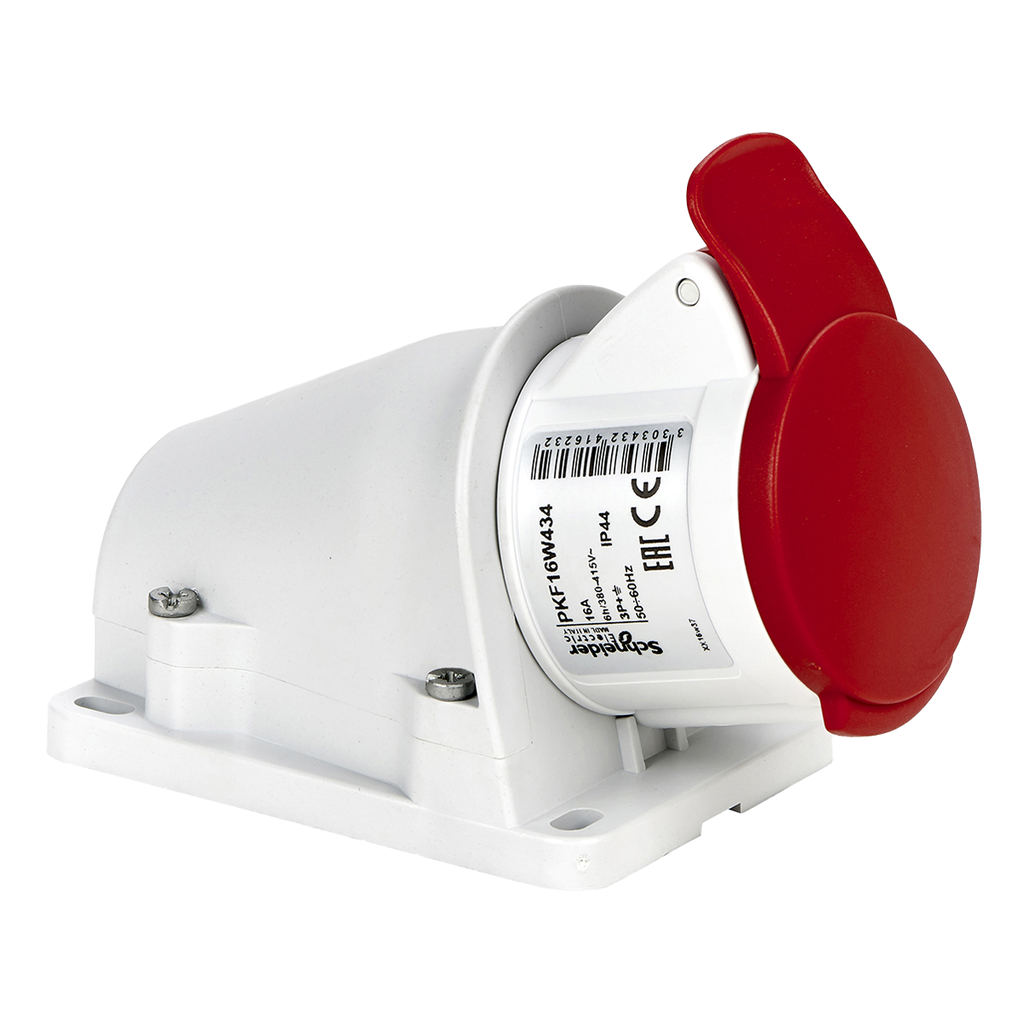 [21207] Toma Industrial Superficie 16A 4P 380V IP44 Schneider Electric