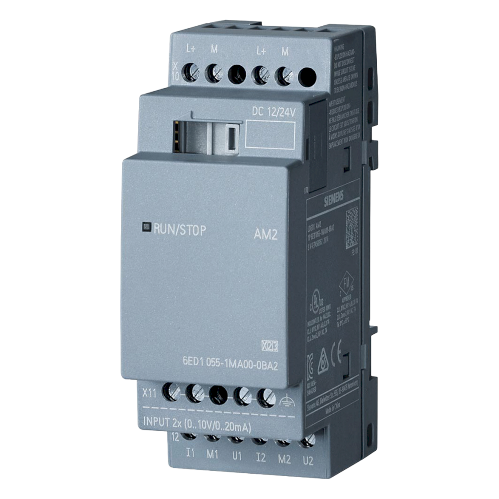 MODULO LOGO V8! AM2 - 2EA DE 0..10VCC/0..20mA 6ED1055-1MA00-0BA2