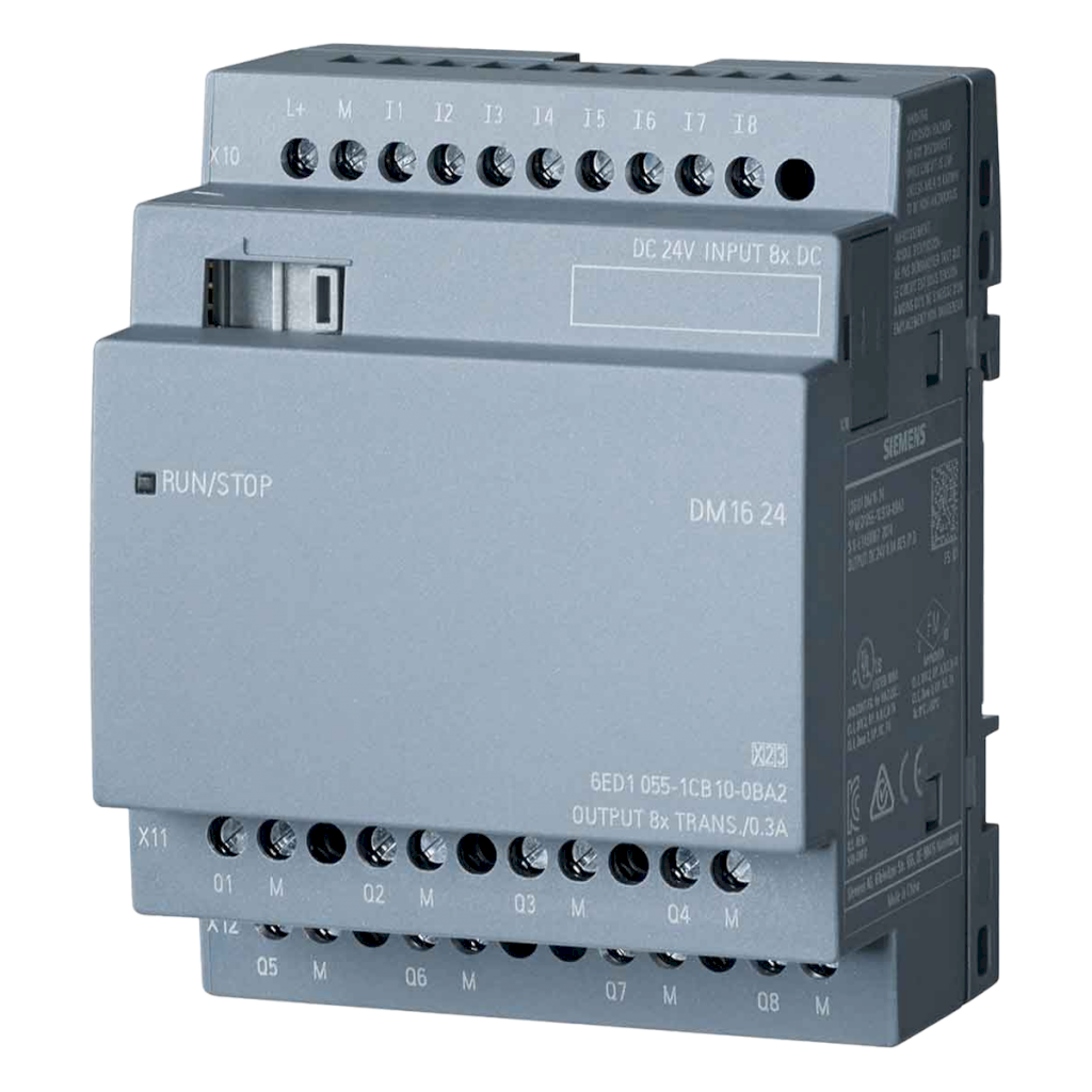 MODULO LOGO V8! DM16 24 (8ED 24 VCC+ 8S TRANS) 6ED1055-1CB10-0BA2