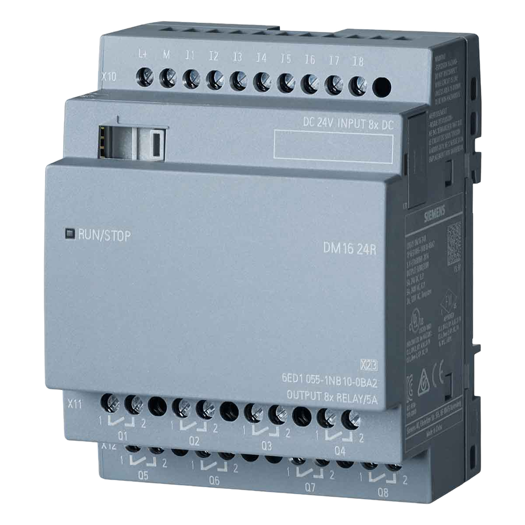 [24814] Módulo Logo V8! DM16 24R 8ED + 8SR 24 VCC Tornillo Siemens
