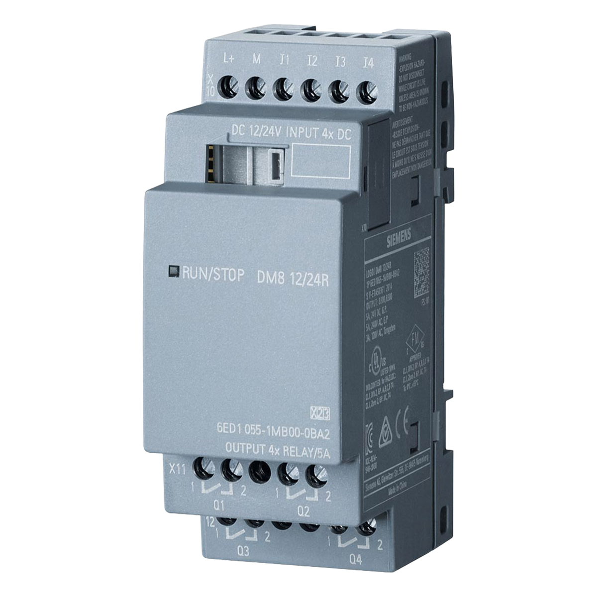 [24815] Módulo Logo V8! DM8 4ED + 4SR 12/24 VCA/VCC Tornillo Siemens