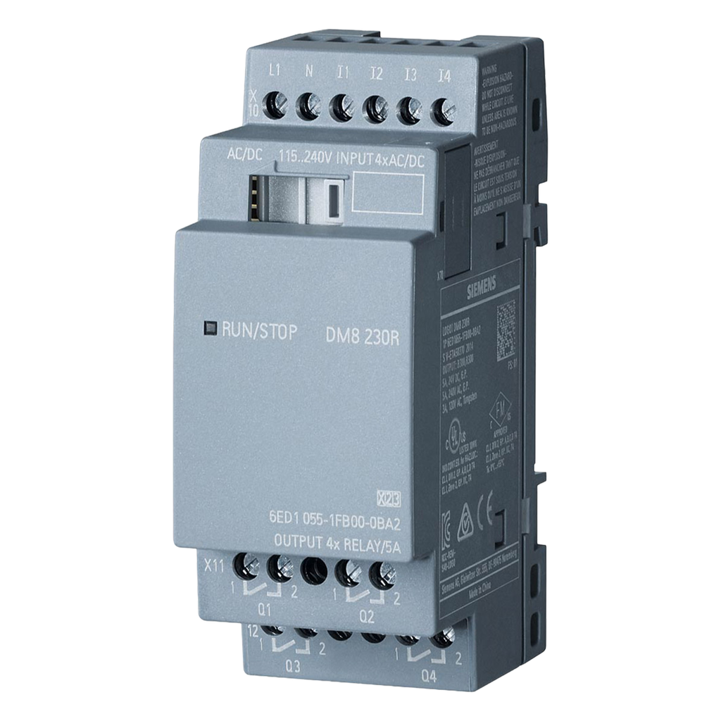 [24816] Módulo Logo V8! DM8 4ED + 4SR 230 VCA Tornillo Siemens