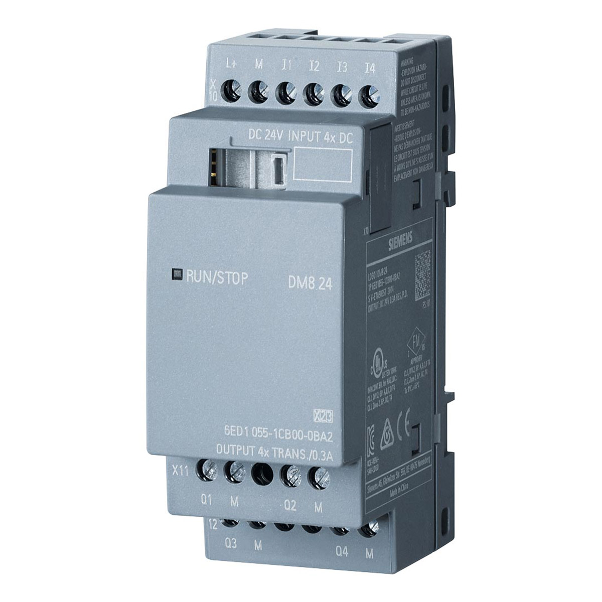 [24817] Módulo Logo V8! DM8 4ED + 4ST 24 VCC Tornillo Siemens