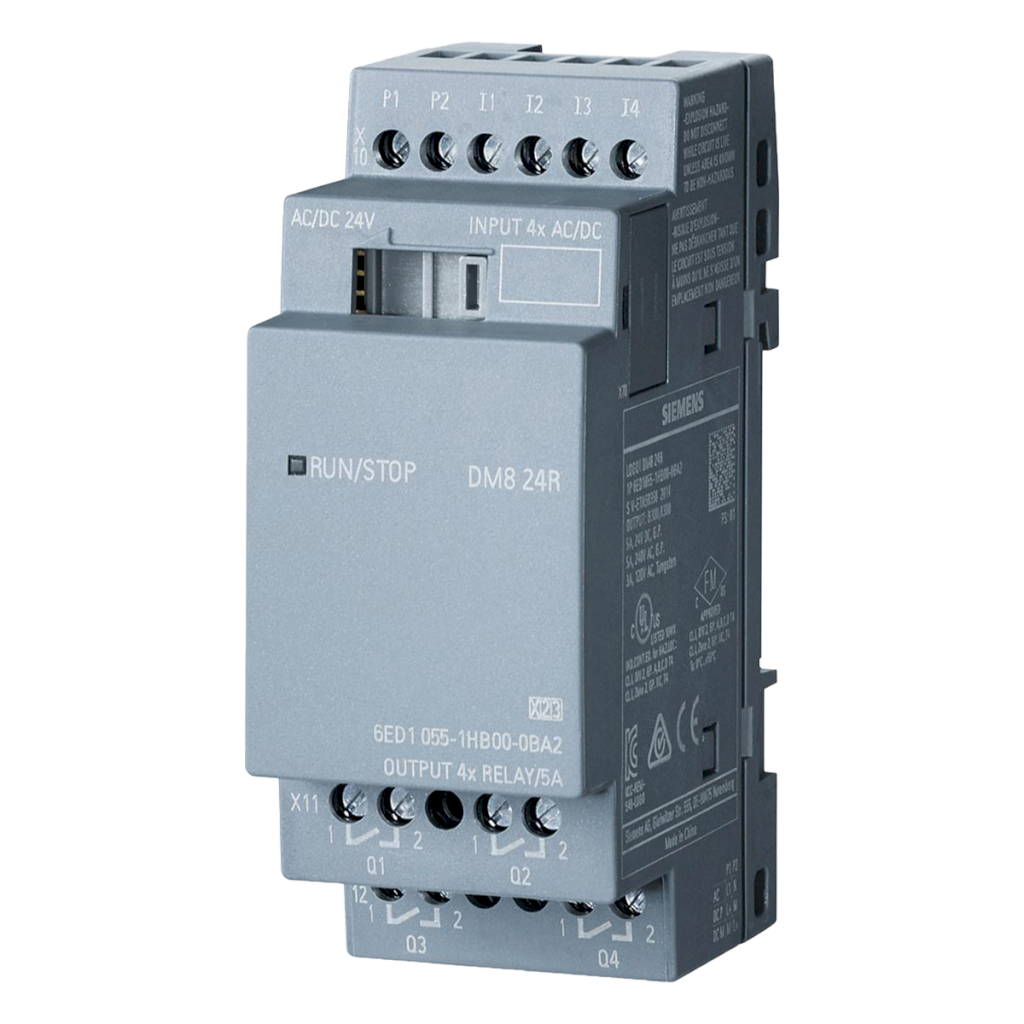[24818] MODULO LOGO V8! DM8 24R (4ED 24AC/DC + 4SR) 6ED1055-1HB00-0BA2
