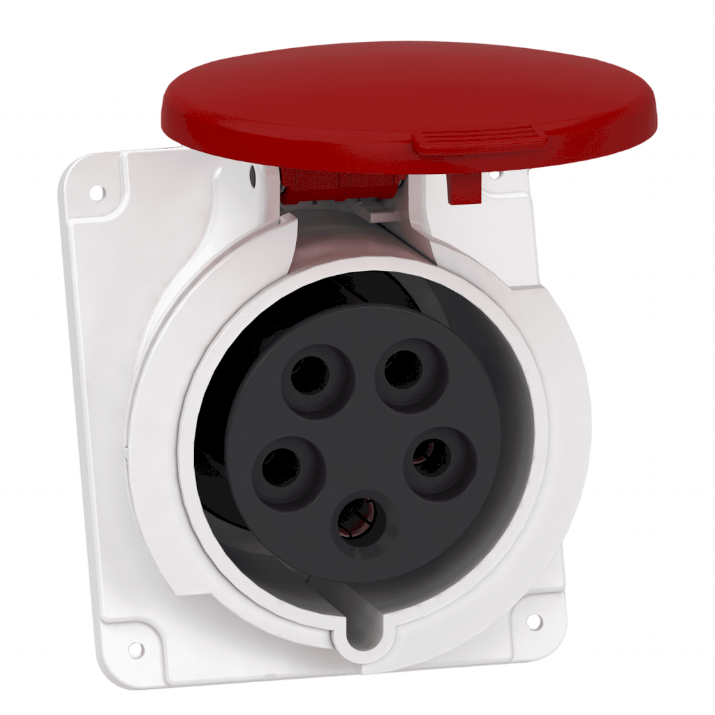 [21269] TOMA IND. 32A 5P 380V EMBUTIR S: INCL IP44 SCHN PKF32F435