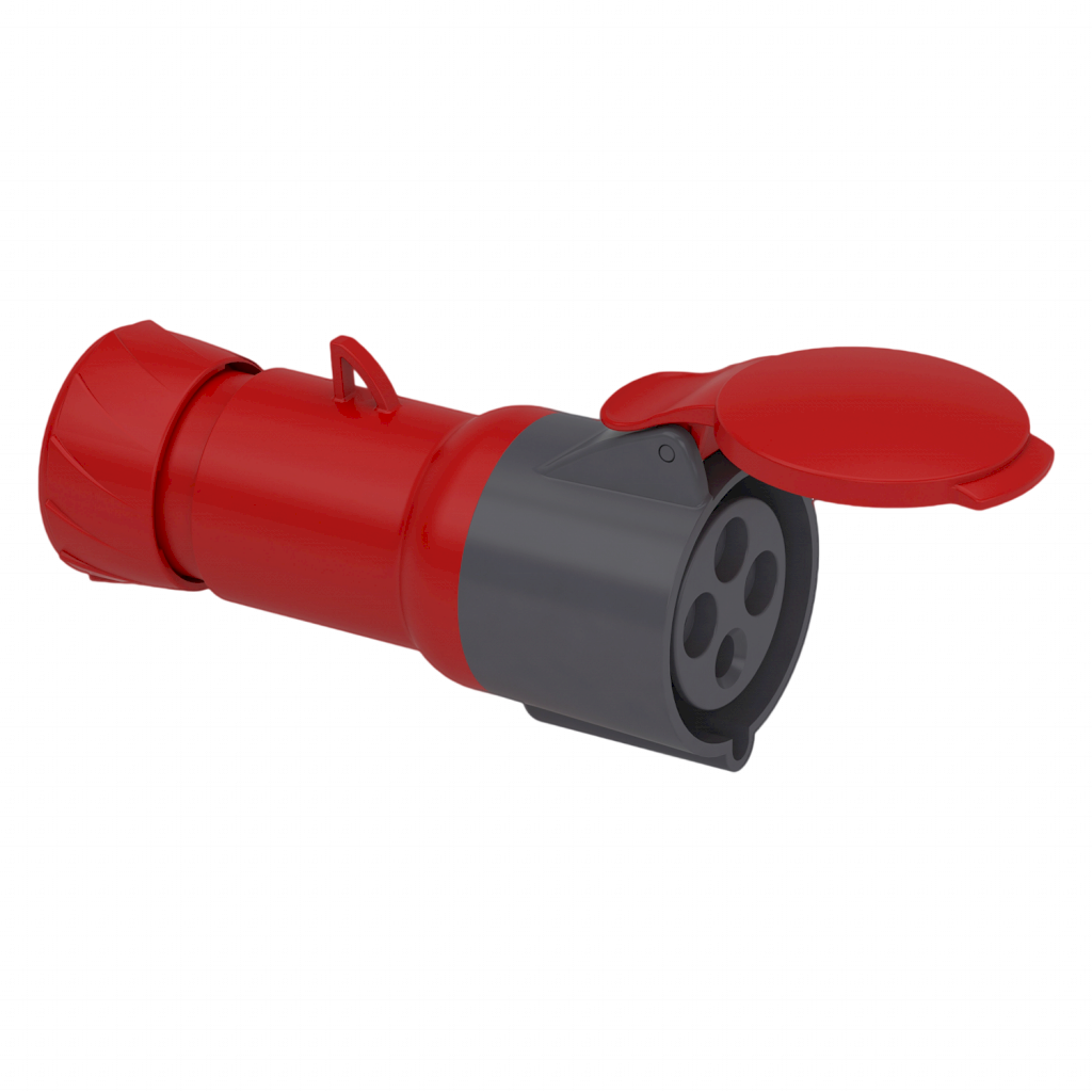 [22034] TOMA IND. 32A 4P 380V ALARGUE IP44 SCHNEIDER PKF32M434