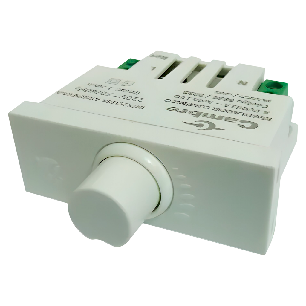 [22177] DIMMER LUMINICO C/PERILLA APTO LED BCO 8838