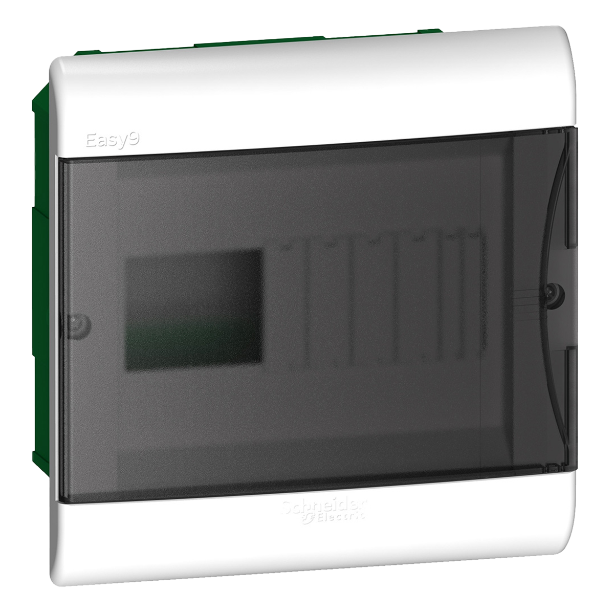 Tablero DIN PVC Embutir 8 Módulos C/Puerta Fume Interior IP40 Blanco Schneider Electric