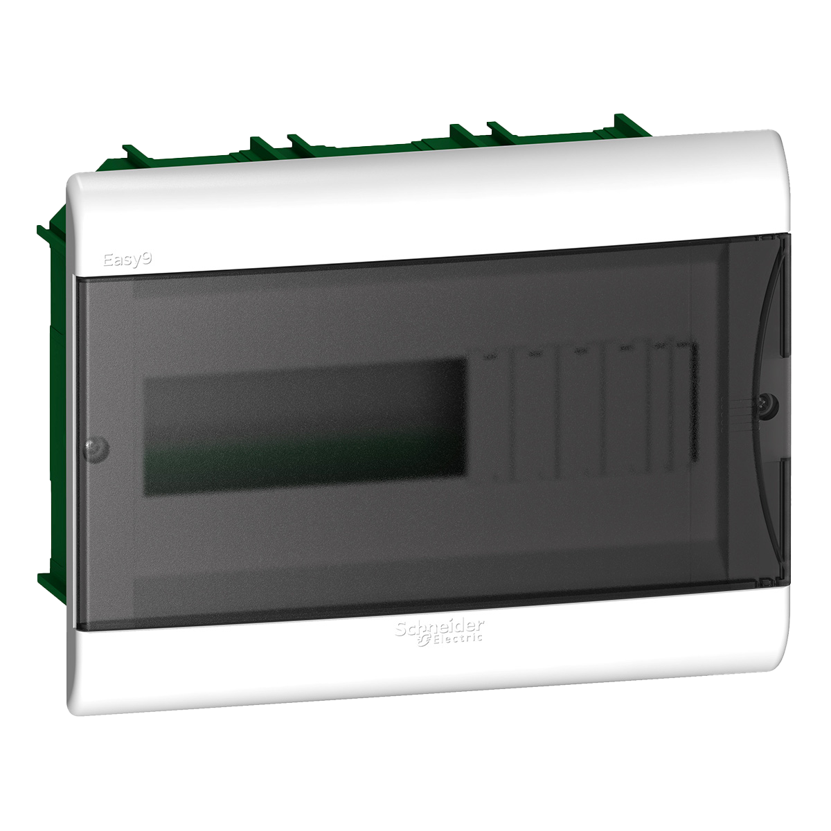 Tablero DIN PVC Embutir 12 Módulos C/Puerta Fume Interior IP40 Blanco Schneider Electric