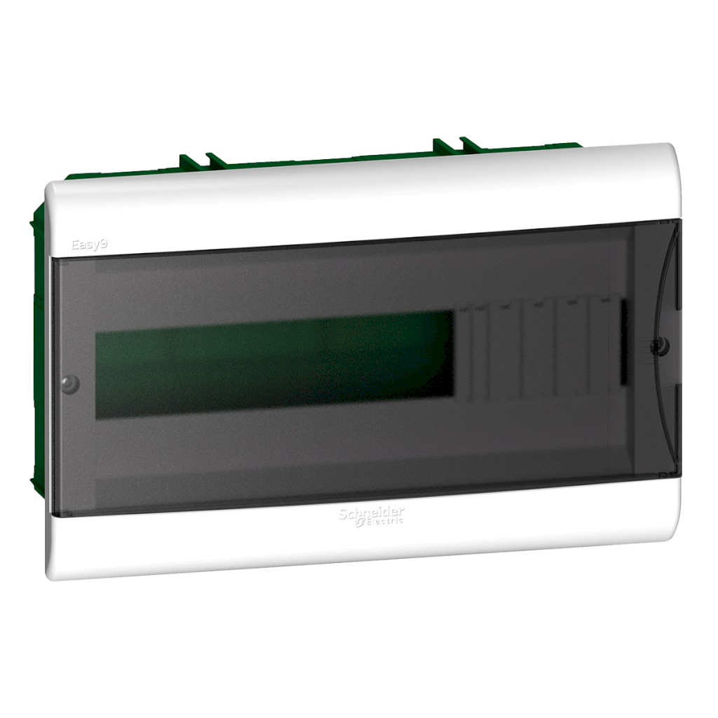 [27661] Tablero DIN PVC Embutir 16 Módulos C/Puerta Fume Interior IP40 Blanco Schneider Electric