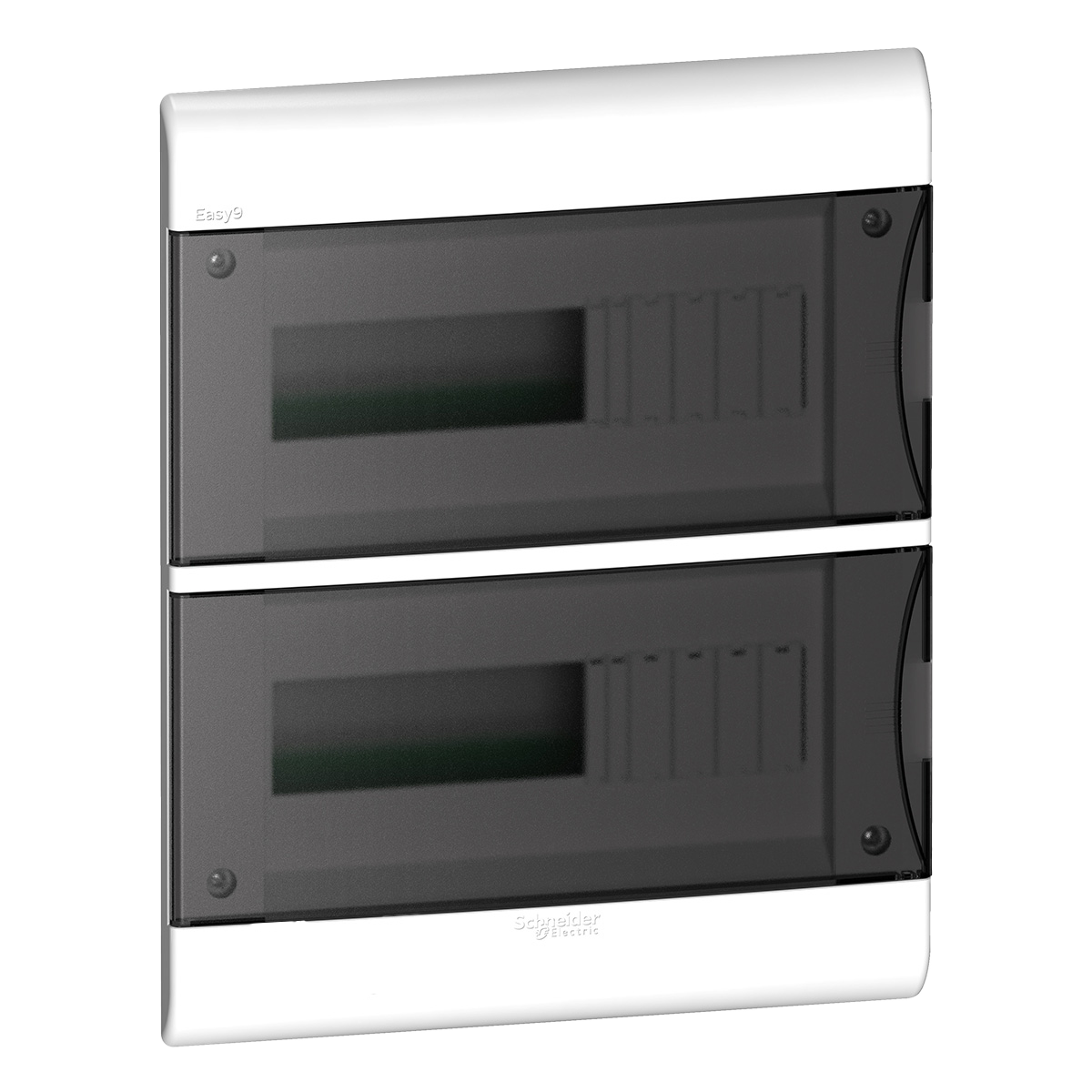 Tablero DIN PVC Embutir 24 Módulos C/Puerta Fume Interior IP40 Blanco Schneider Electric