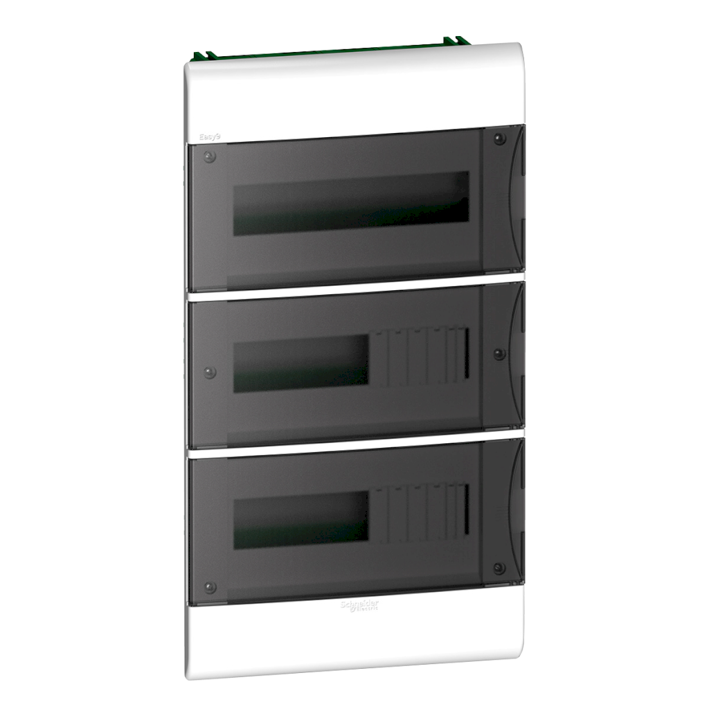 Tablero DIN PVC Embutir 36 Módulos C/Puerta Fume Interior IP40 Blanco Schneider Electric