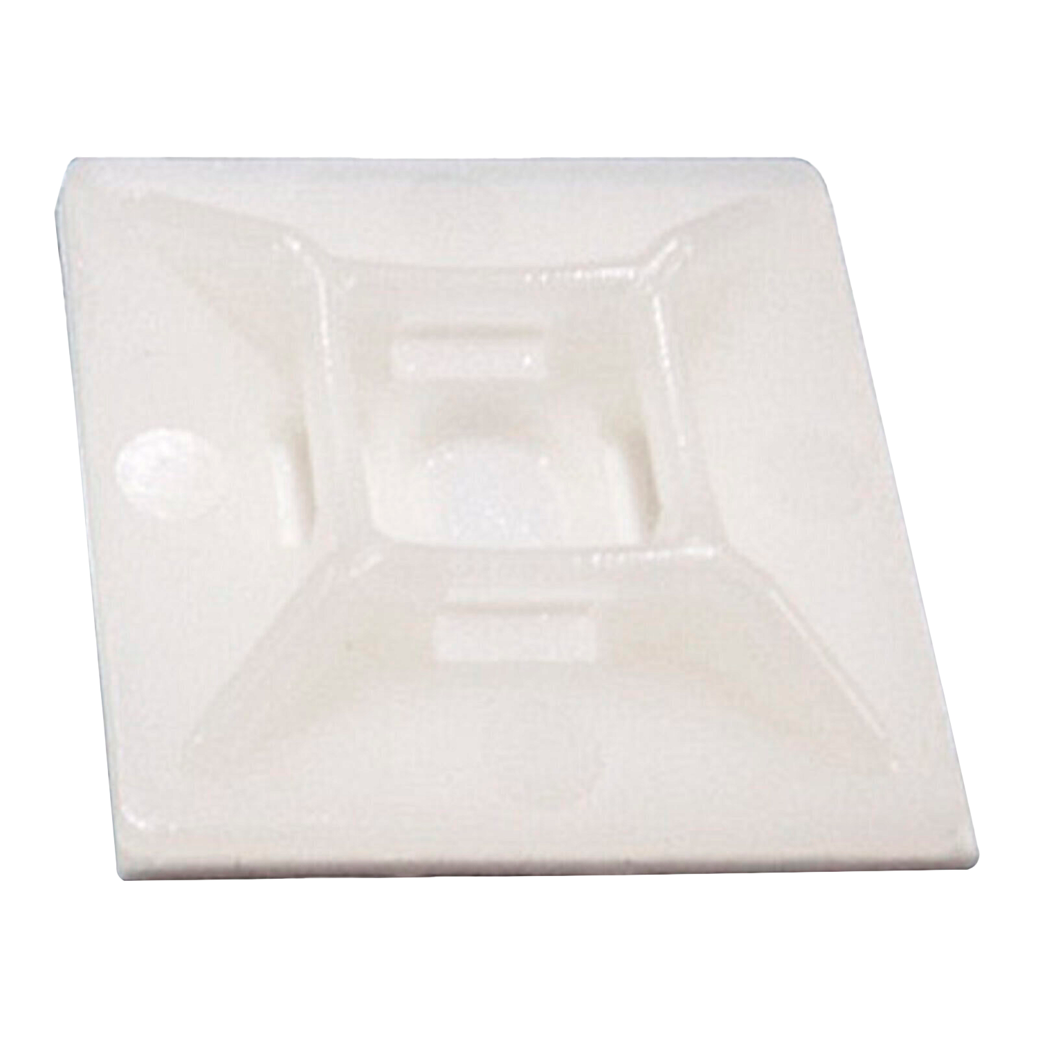 [29504] Plaqueta Autoadhesiva Blanca 28x28mm Precintos Roda