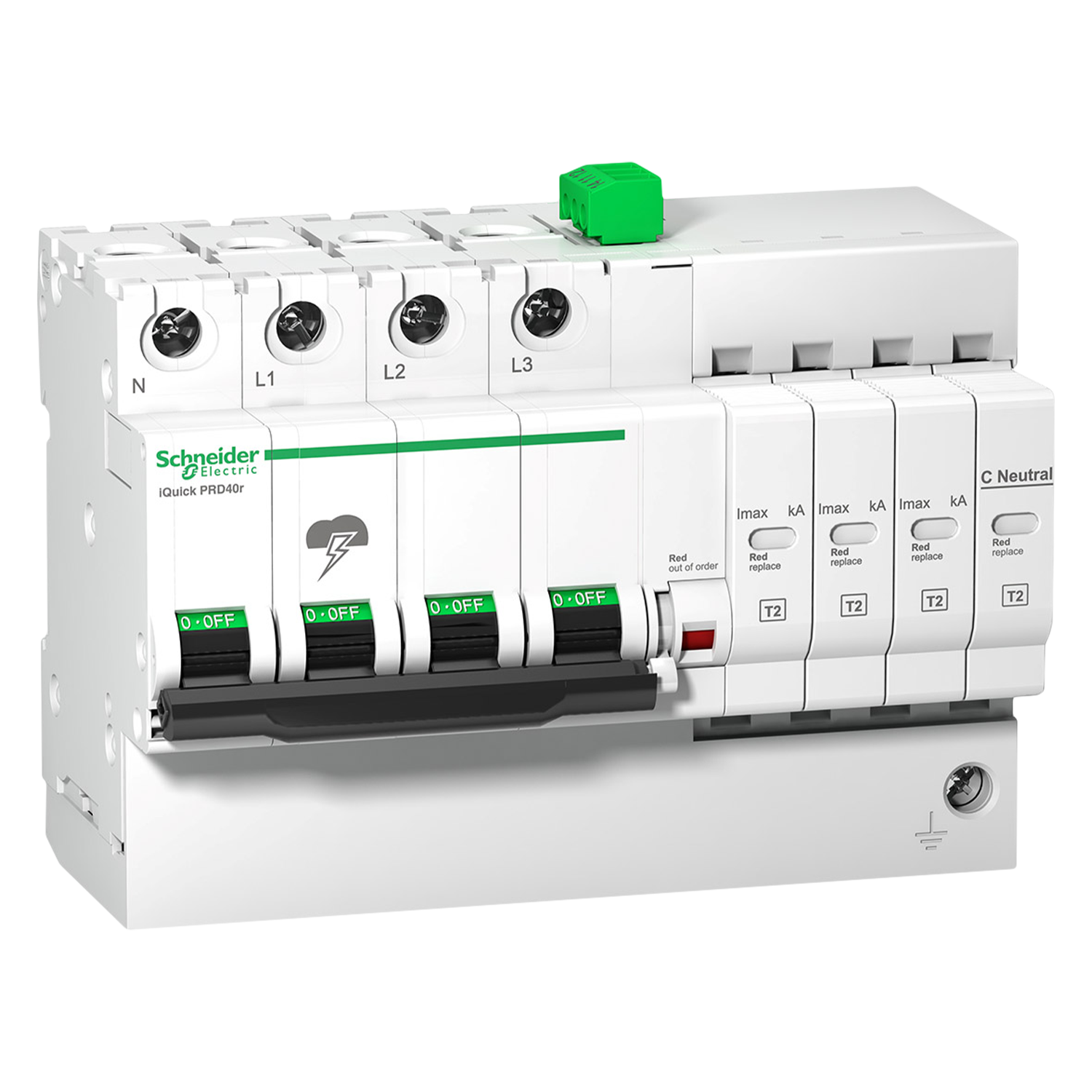 [30886] Limitador IQUICK PRD 4P 40kA Clase II Schneider Electric