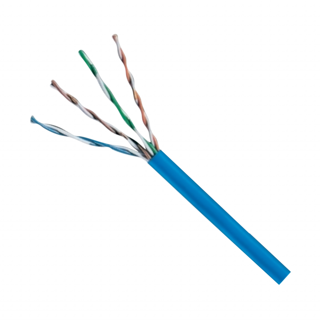 CABLE RED 4UTP CATEGORIA 5E - 4 PARES AZUL ACT4P5EUCMX3RBBUBR