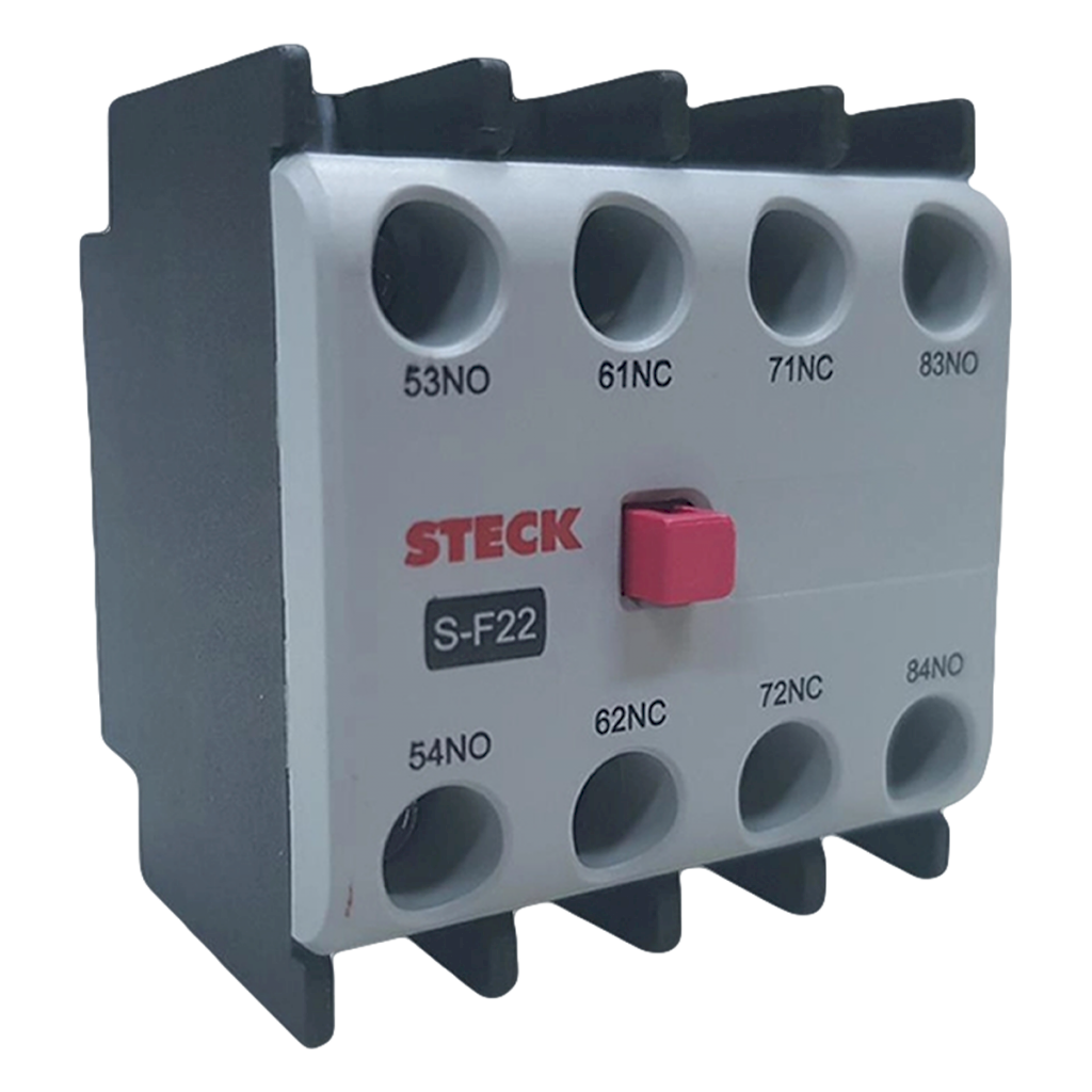 BLOQUE CONT AUX SK1/SD2 2NA+2NC 4P SF22 FRONTAL SF22