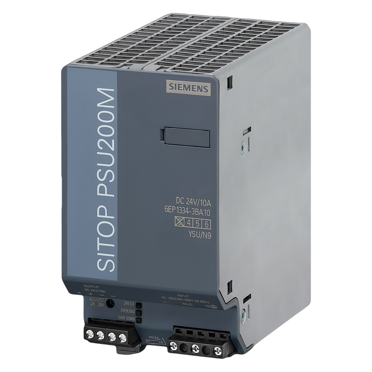 [5960] Fuente Monofásica PSU200M E: 220V-500V S: 24VCC 10A Siemens