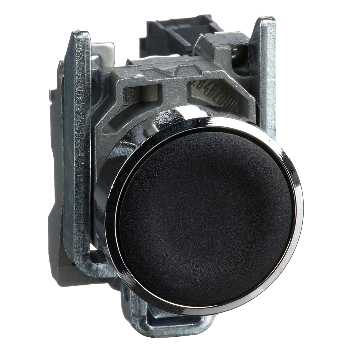 Pulsador XB4 Rasante Metálico Negro 1NA Schneider Electric