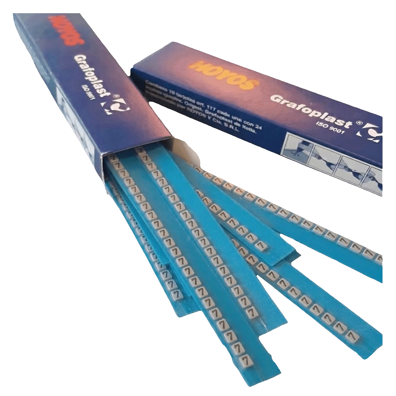 [15007] Tarjeta de Identificadores Amarillo Número 7 Hoyos