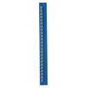 Tarjeta de Identificadores Blanco Letra X Hoyos