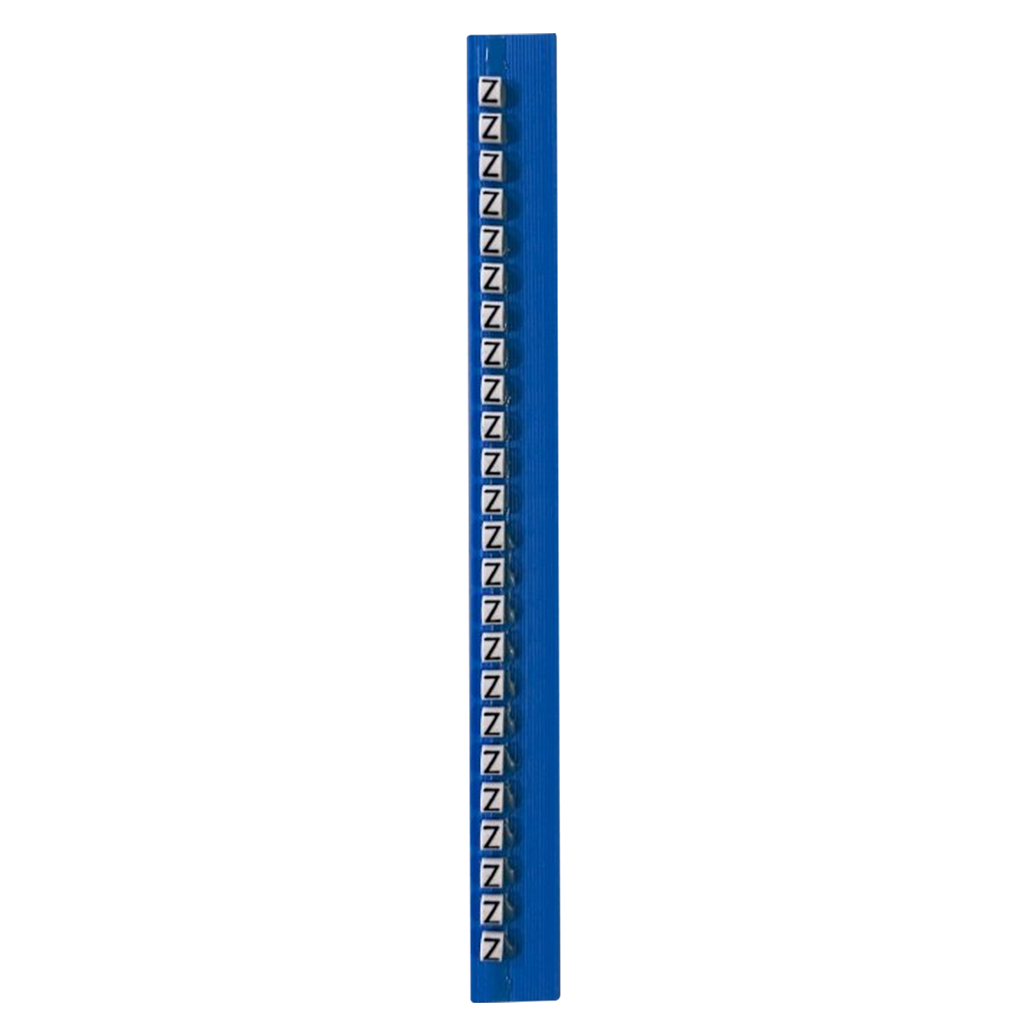 [15035] Tarjeta de Identificadores Blanco Letra Z Hoyos