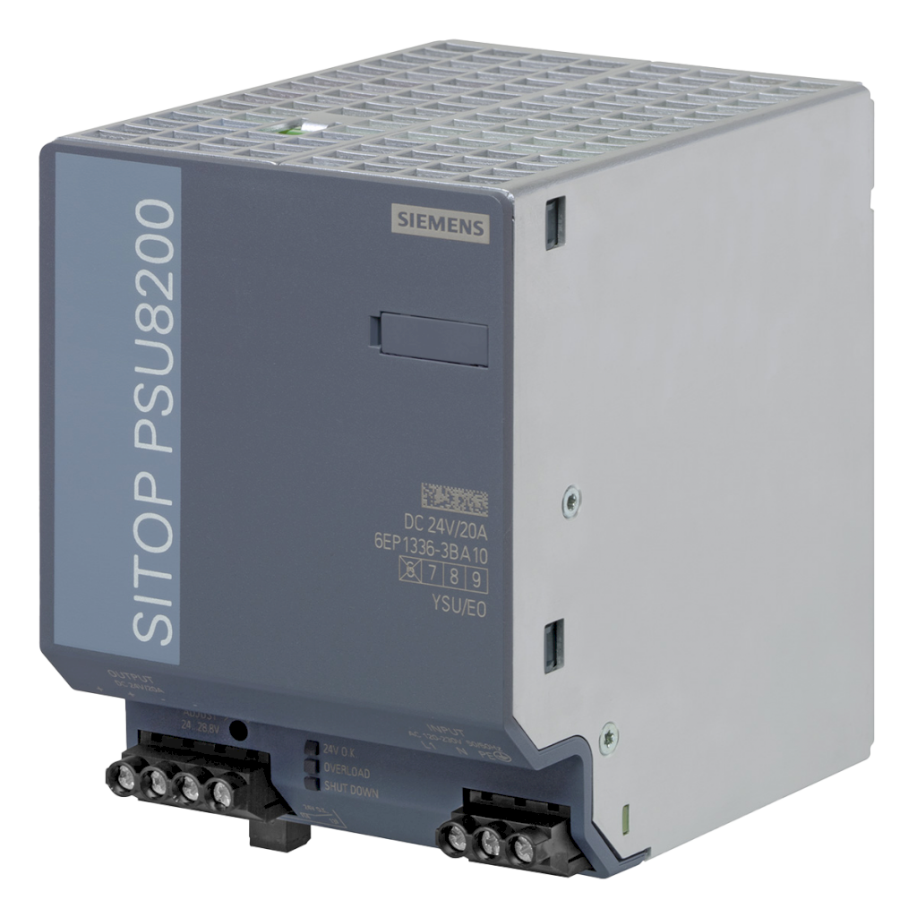 Fuente Monofásica PSU8200 E: 220V S: 24VCC 20A Siemens