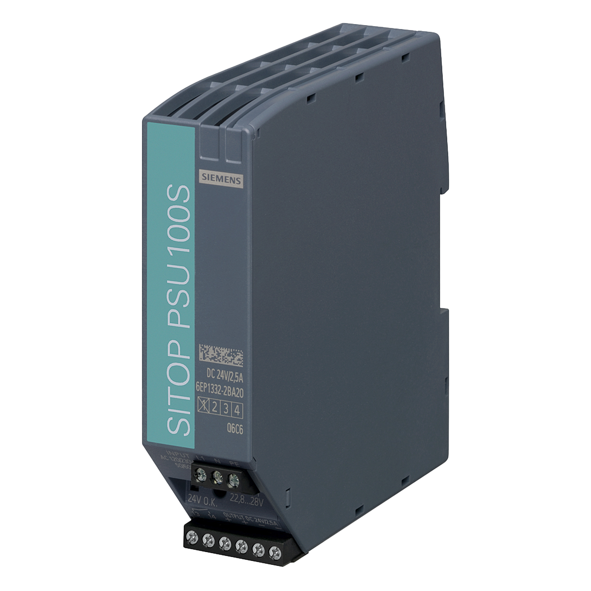 Fuente Monofásica PSU100S Smart E: 220V S: 24VCC 2,5A Siemens