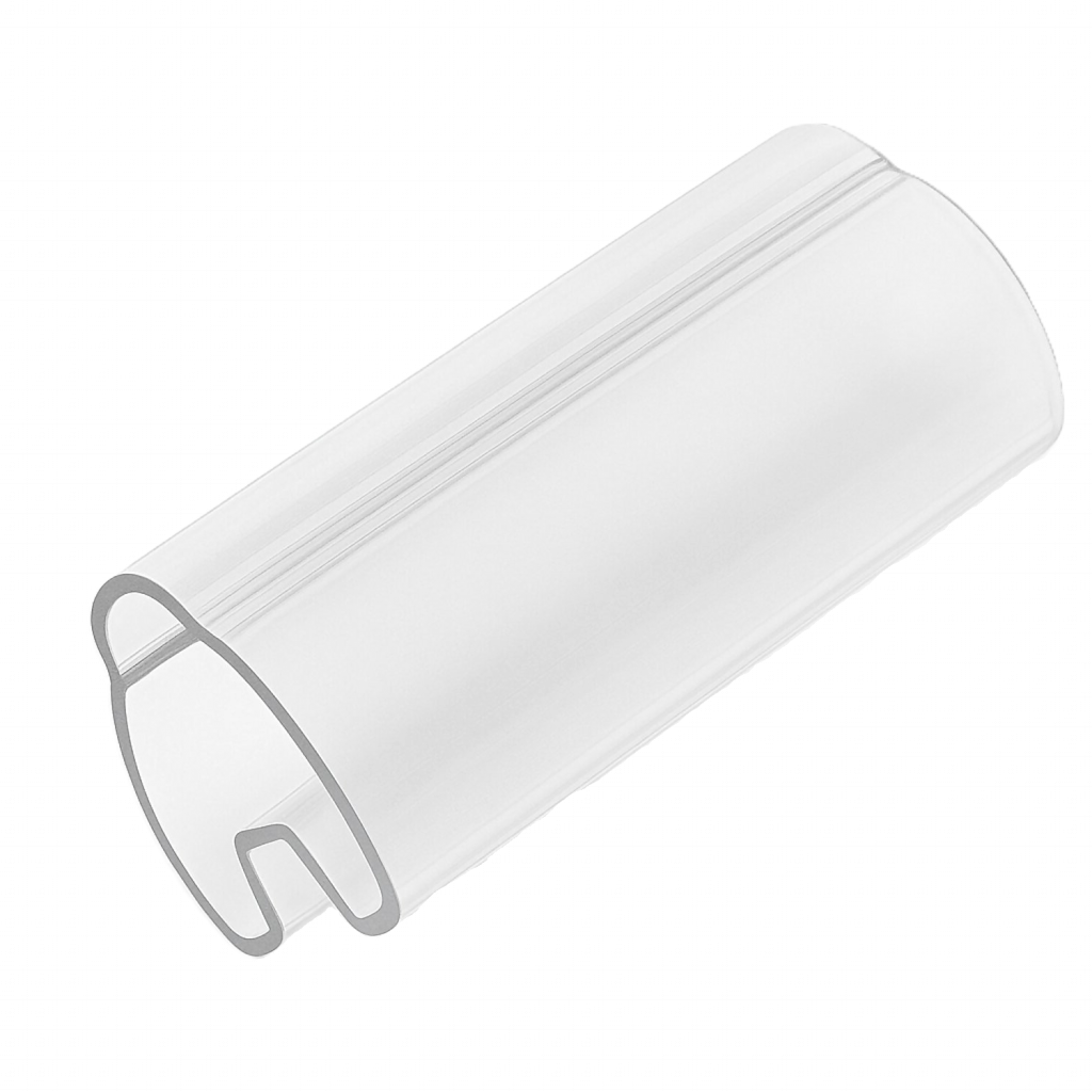 Tubito Portadigito 10mm de Largo Encastre 1,5 a 2,5mm2 Transparente Poliamida Hoyos