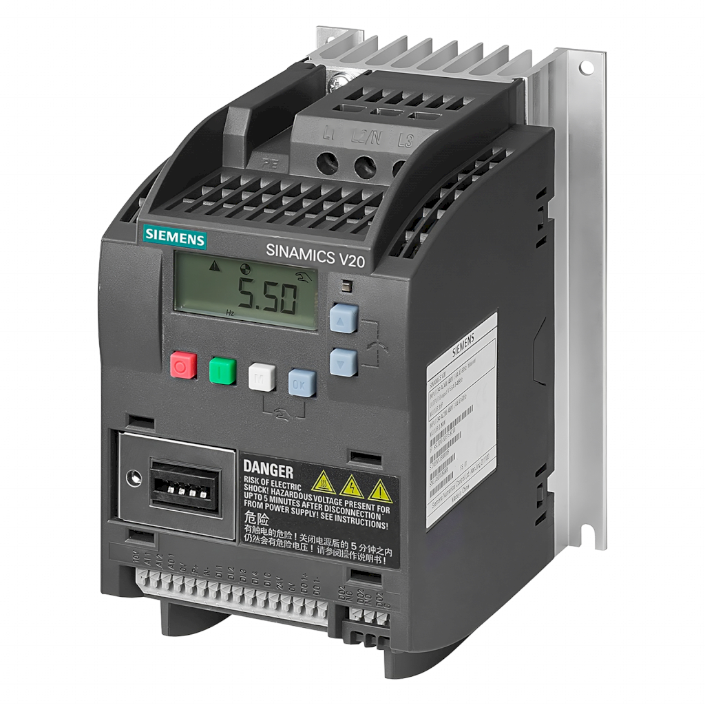 VARIADOR V20 400V 0,75kW/1HP USS/MB S/F 100254280