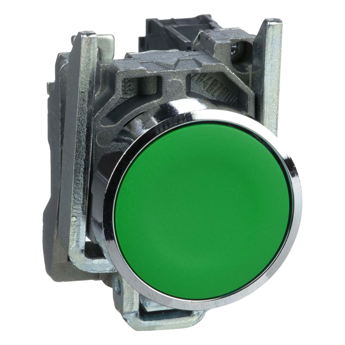 Pulsador XB4 Metálico Verde Schneider Electric